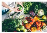 Chef Bagging Vegetables